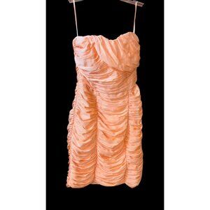 H&M‎ Rusched Strapless Mini Dress